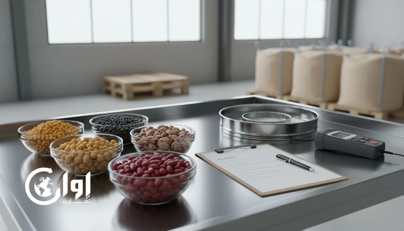 ارزیابی کیفیت نخود و لوبیا صادراتی ایران برای واردکنندگان | اوان تجارت